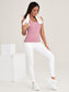 BREATHABLE SPORTS TANK TOP - pink kangaroo yoga