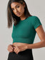 SEAMLESS CROP TOP - pink kangaroo yoga