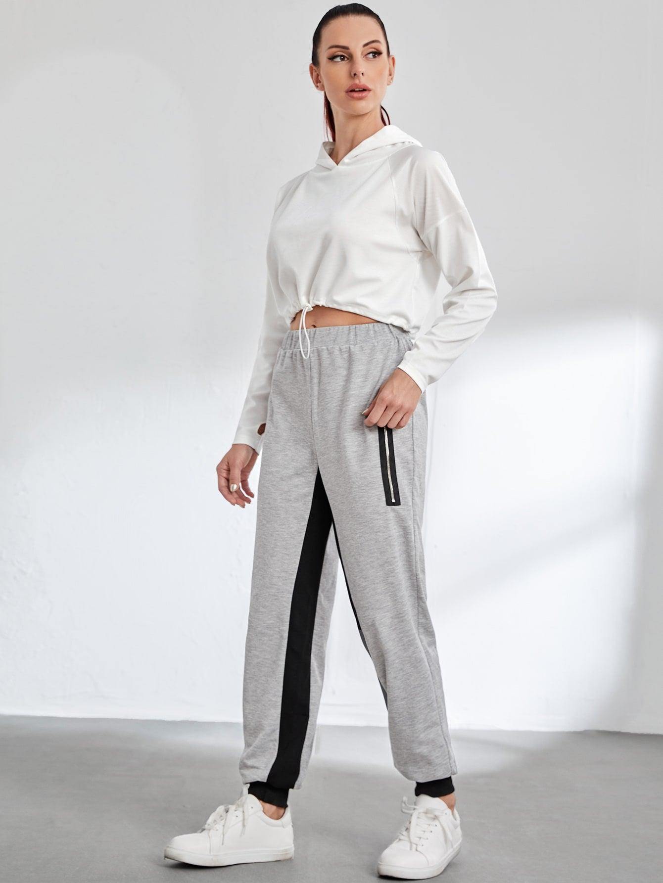 SOFT MESH HOODIE - pink kangaroo yoga