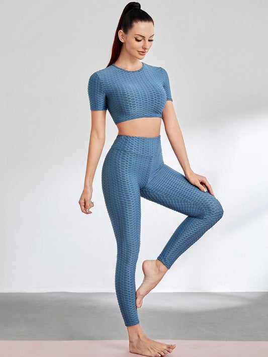 HONEYCOMB FITNESS SET - pink kangaroo yoga