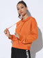 BREATHABLE SPORTS HOODIE - pink kangaroo yoga