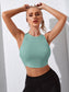 TIE BACK SPORTS TOP - pink kangaroo yoga