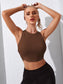 TIE BACK SPORTS TOP - pink kangaroo yoga