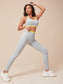 COLORBLOCK SEAMLESS FITNESS SET - pink kangaroo yoga