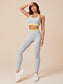 COLORBLOCK SEAMLESS FITNESS SET - pink kangaroo yoga