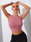 TIE BACK SPORTS TOP - pink kangaroo yoga