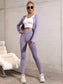 SOLID ZIP SPORTS SET - pink kangaroo yoga