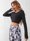 BACKLESS SPORTS TEE - pink kangaroo yoga
