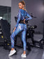 ALLOVER PRINT FITNESS SET - pink kangaroo yoga