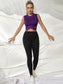 SLIM FIT SPORTS TOP - pink kangaroo yoga