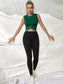 SLIM FIT SPORTS TOP - pink kangaroo yoga