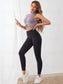 TIE UP SEAMLESS TOP - pink kangaroo yoga