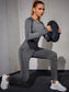 RAGLAN FITNESS SET - pink kangaroo yoga