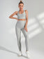 HONEYCOMB TEXTURED FITNESS SET - pink kangaroo yoga