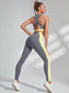 COLORBLOCK CUTOUT FITNESS SET - pink kangaroo yoga
