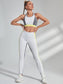 COLORBLOCK CUTOUT FITNESS SET - pink kangaroo yoga