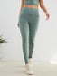 SIDE LACEUP LEGGINGS - pink kangaroo yoga