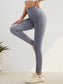 CROSS BACK LEGGINGS - pink kangaroo yoga