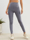 CROSS BACK LEGGINGS - pink kangaroo yoga