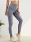 CROSS BACK LEGGINGS - pink kangaroo yoga