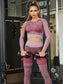 SEAMLESS COLORBLOCK FITNESS SET - pink kangaroo yoga
