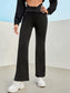 BOOTCUT LEGGINGS - pink kangaroo yoga
