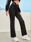 BOOTCUT LEGGINGS - pink kangaroo yoga