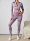 SEAMLESS STRETCH FITNESS SET - pink kangaroo yoga