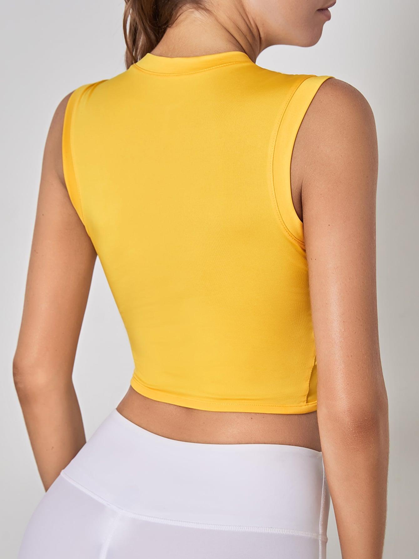 SLIM FIT SPORTS TOP - pink kangaroo yoga