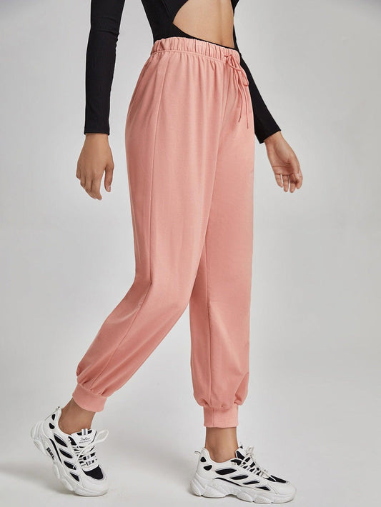 BREATHABLE SPORTS PANTS - pink kangaroo yoga