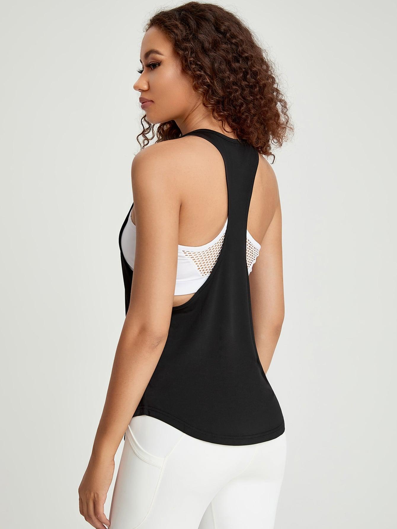 BREATHABLE TANK TOP - pink kangaroo yoga