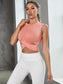 SLIM FIT SPORTS TOP - pink kangaroo yoga