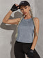 TWIST CUTOUT TANK - pink kangaroo yoga