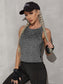 TWIST CUTOUT TANK - pink kangaroo yoga