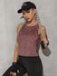 TWIST CUTOUT TANK - pink kangaroo yoga