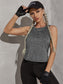TWIST CUTOUT TANK - pink kangaroo yoga