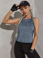 TWIST CUTOUT TANK - pink kangaroo yoga
