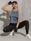 TWIST CUTOUT TANK - pink kangaroo yoga