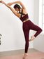 BREATHABLE CRISS CROSS SET - pink kangaroo yoga
