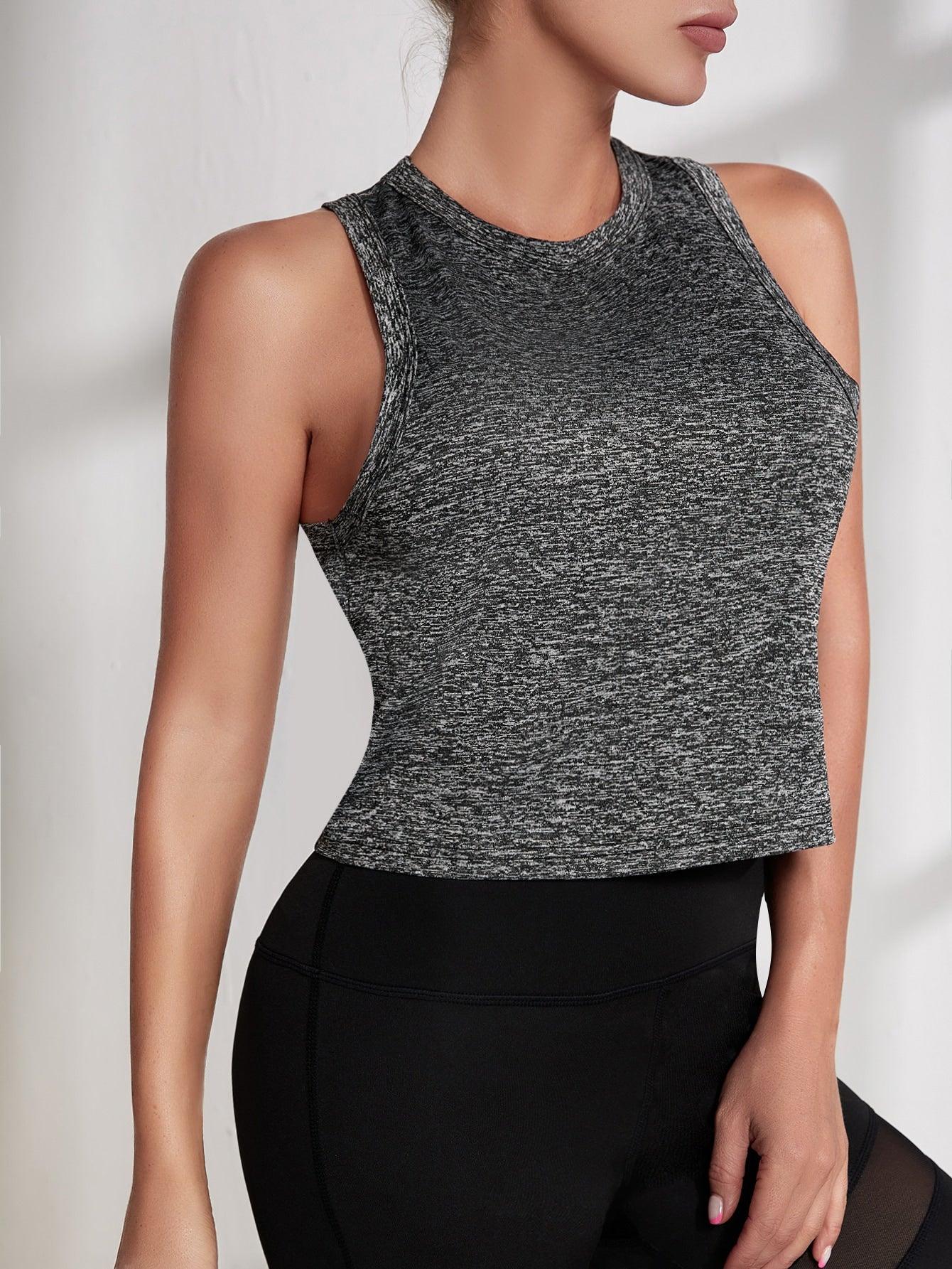 TWIST CUTOUT TANK - pink kangaroo yoga