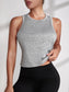 TWIST CUTOUT TANK - pink kangaroo yoga