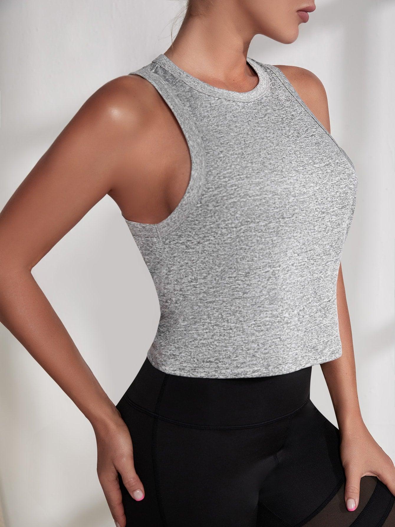 TWIST CUTOUT TANK - pink kangaroo yoga