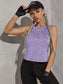 TWIST CUTOUT TANK - pink kangaroo yoga
