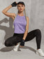 TWIST CUTOUT TANK - pink kangaroo yoga