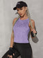 TWIST CUTOUT TANK - pink kangaroo yoga