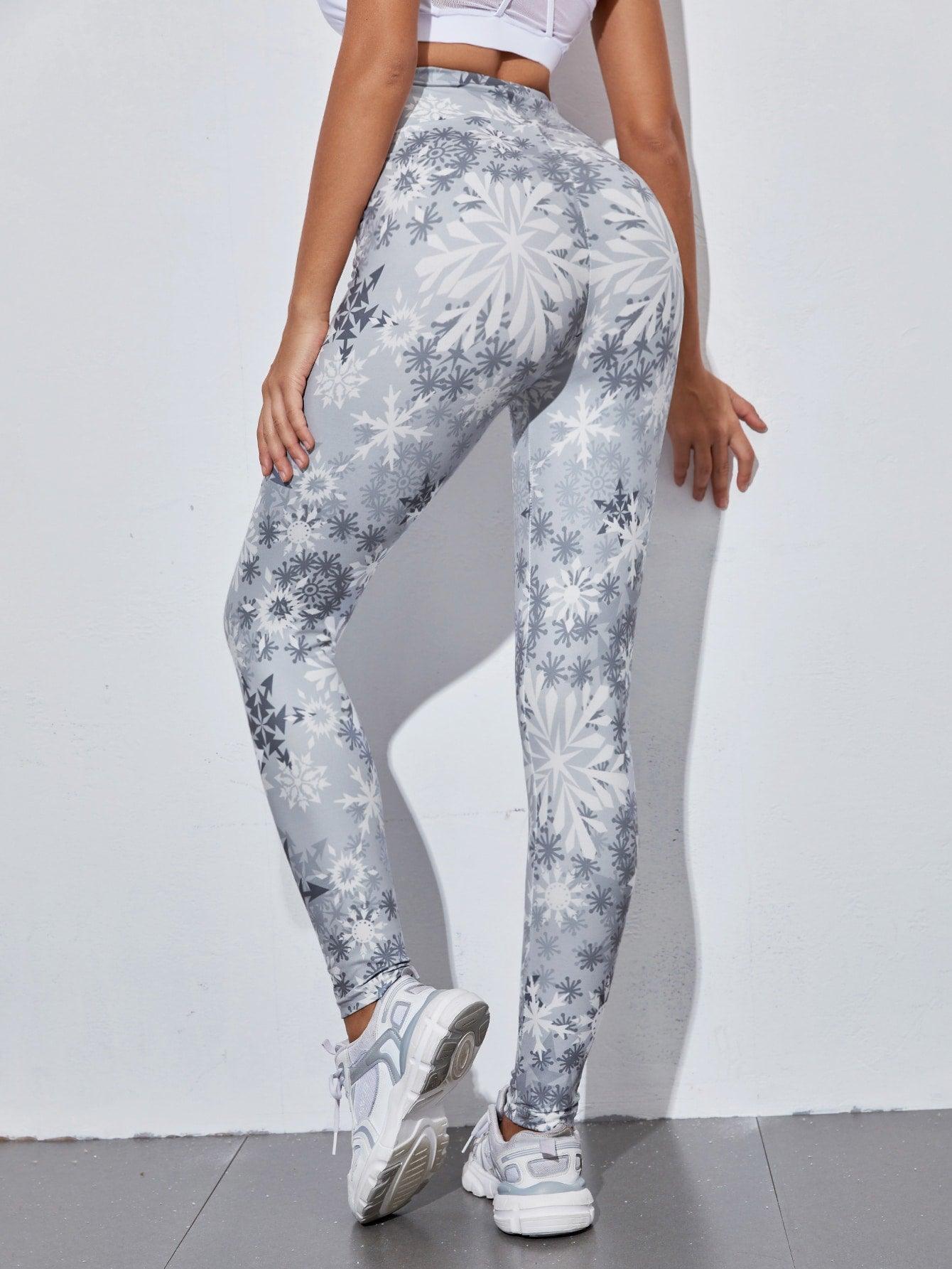 ALL SNOW LEGGINGS - pink kangaroo yoga