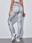 ALL SNOW LEGGINGS - pink kangaroo yoga