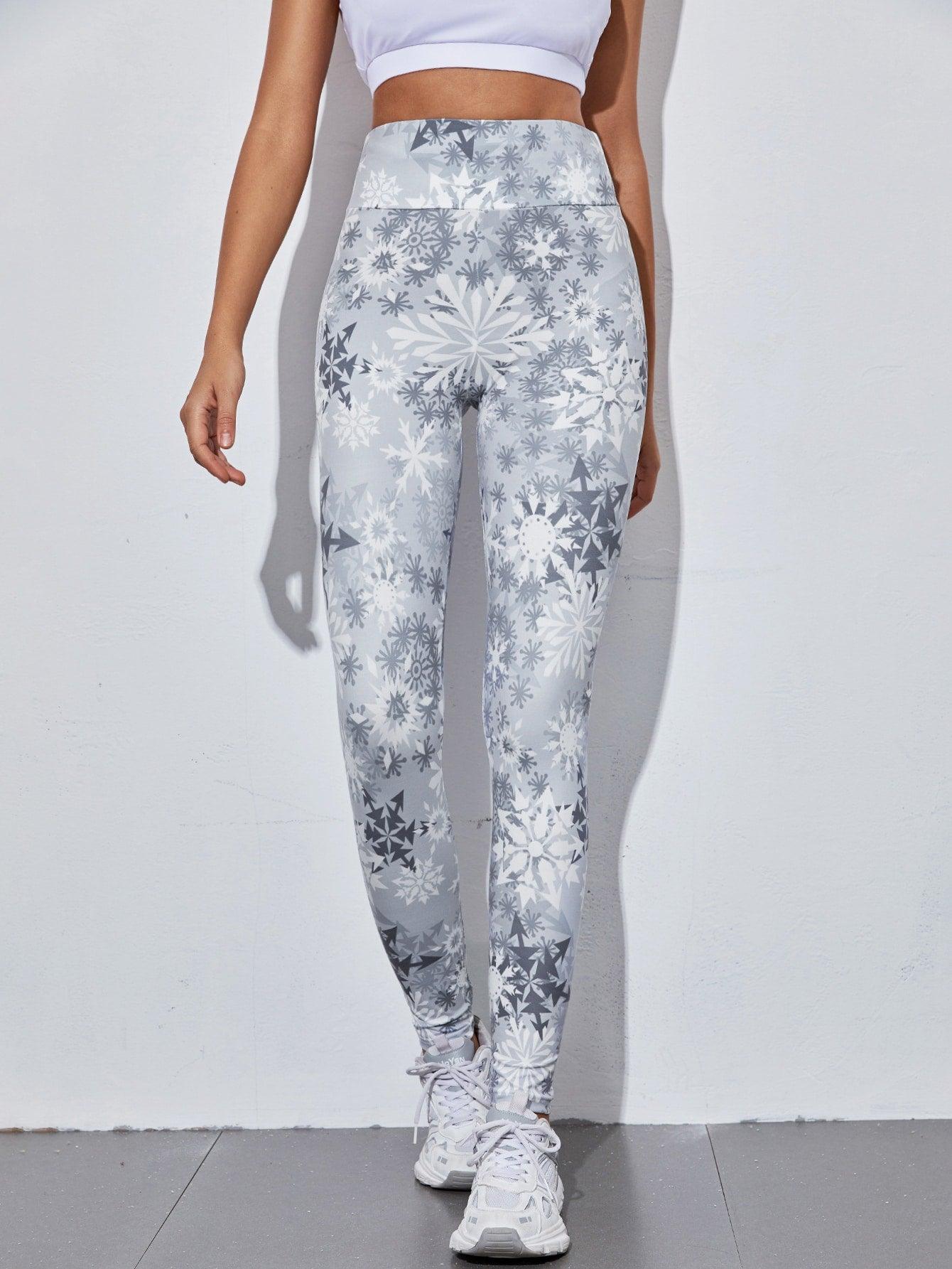 ALL SNOW LEGGINGS - pink kangaroo yoga