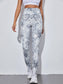 ALL SNOW LEGGINGS - pink kangaroo yoga