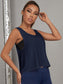 SOLID CUT SPORTS TANK - pink kangaroo yoga